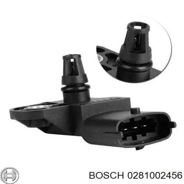Sensor, presión colector de admisión  Bosch 0281002456 precio, desde 47,51 EUR