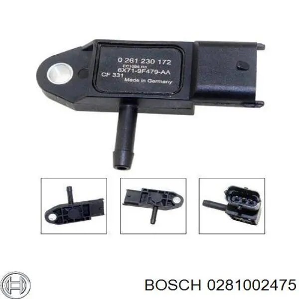 Comprar 0281002475 Bosch Sensor de presión de combustible