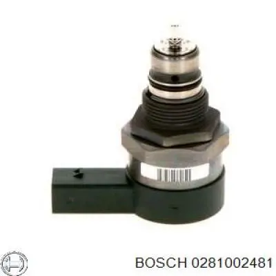 Regulador de presión de combustible, rampa de inyectores Bosch 0281002481