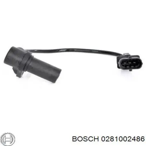 Sensor de cigüeñal 0281002486 Bosch