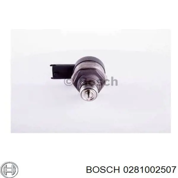 Regulador de presión de combustible, rampa de inyectores Bosch 0281002507