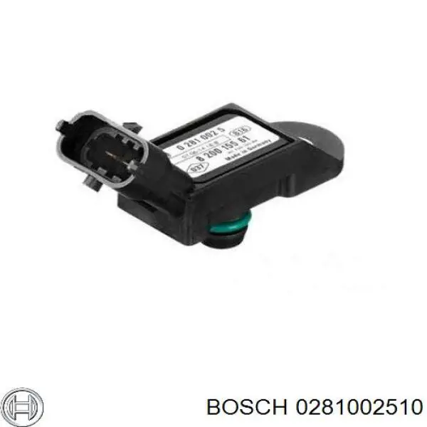 0281002510 Bosch sensor de presion del colector de admision