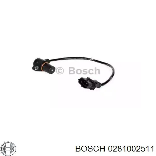Sensor de cigüeñal 0281002511 Bosch