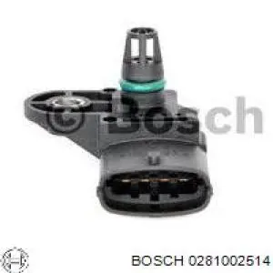 0281002514 Bosch sensor de presion del colector de admision