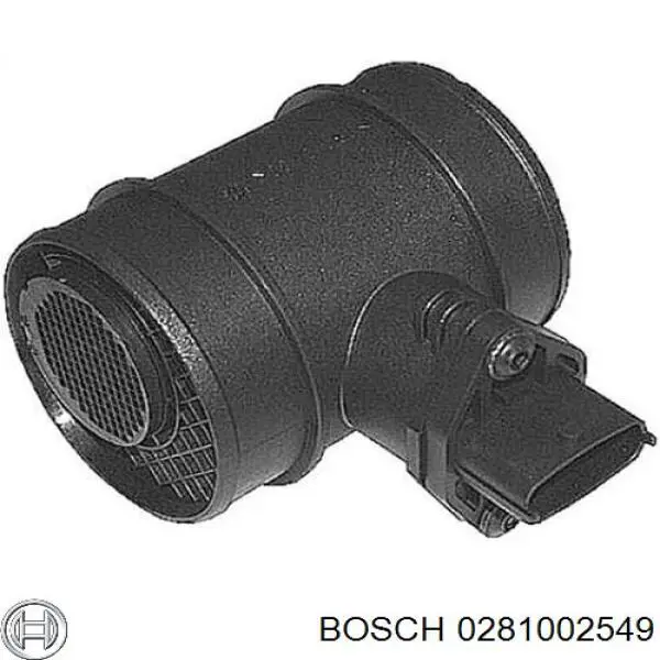 0281002549 Bosch Sensor de flujo de aire
