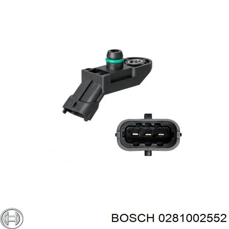 Sensor, presión colector de admisión  Bosch 0281002552 precio, desde 29,04 EUR