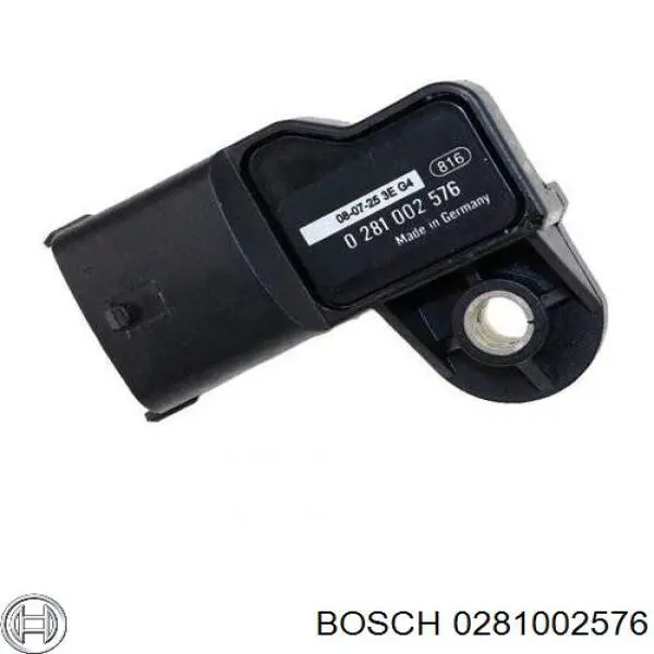 0281002576 Bosch Sensor De Presion Del Colector De Admision