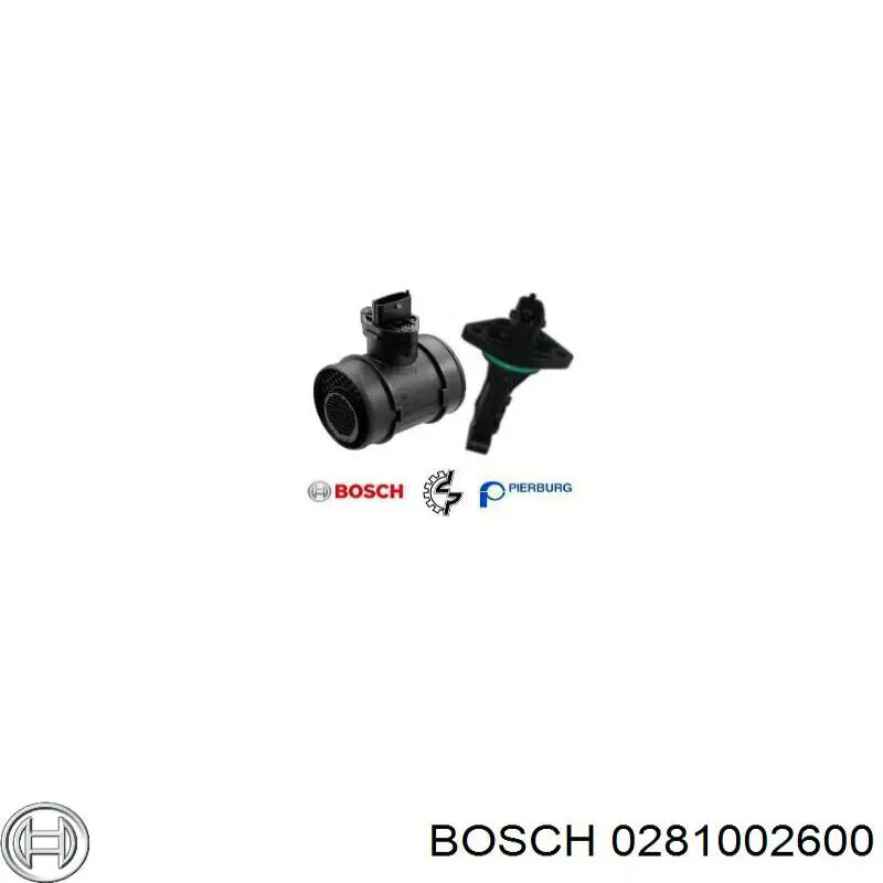 Medidor de flujo de aire Bosch 0281002600 precio, desde 33,72 EUR