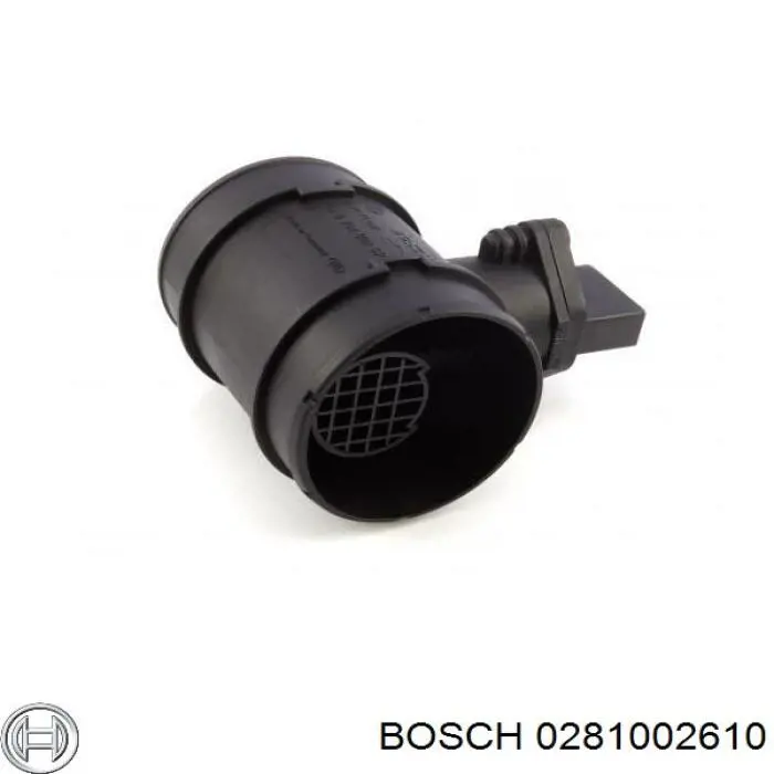 0281002610 Bosch sensor de flujo de aire/medidor de flujo (flujo de aire masibo)