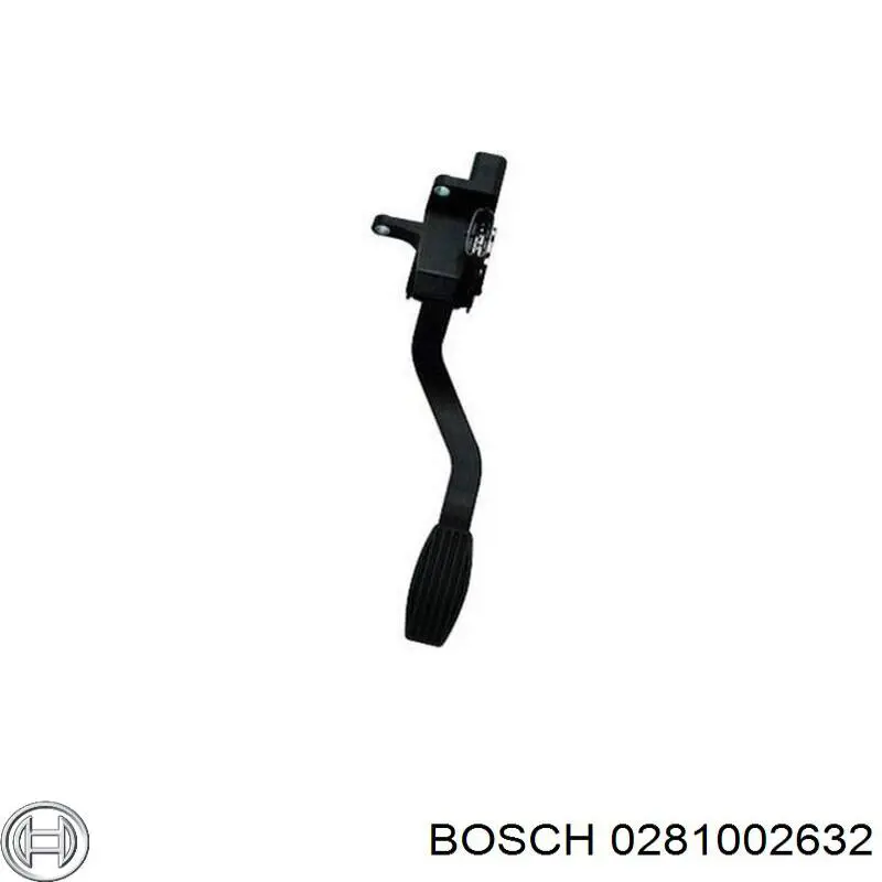 0281002632 Bosch pedal de acelerador