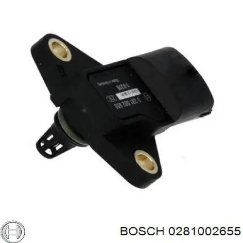 0 281 002 655 Bosch sensor de presion de carga (inyeccion de aire turbina)