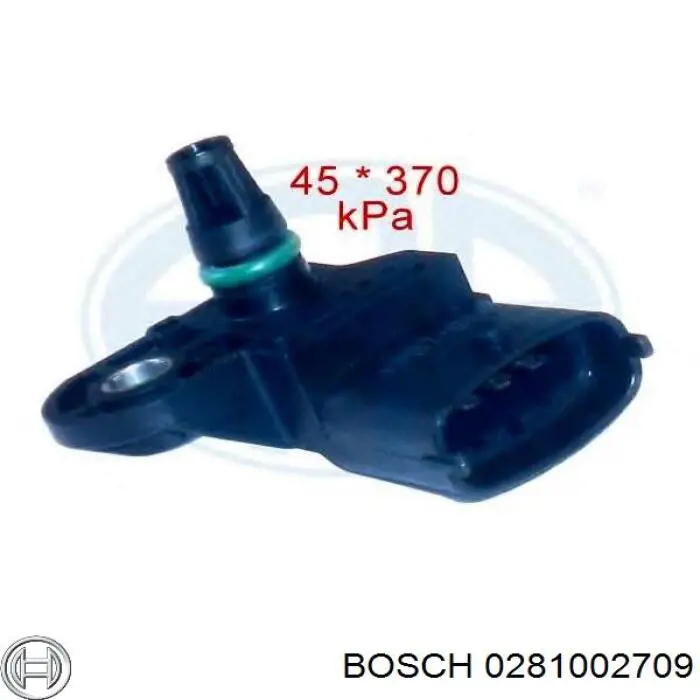 0281002709 Bosch Sensor De Presion Del Colector De Admision