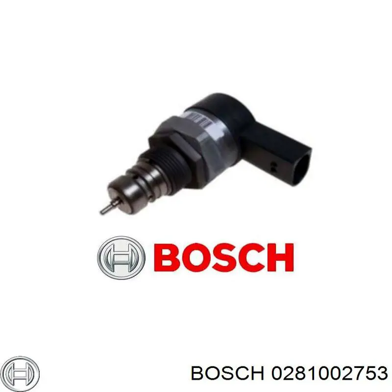Regulador de presión de combustible 281002753 Bosch