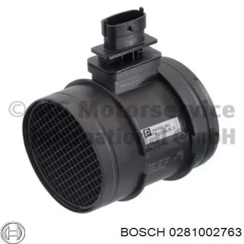0281002763 Bosch Sensor de flujo de aire