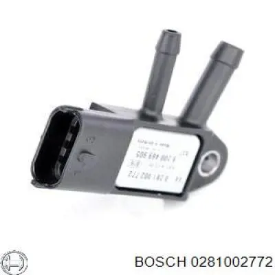 0 281 002 772 Bosch sensor de presion gases de escape