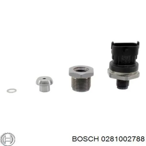 0281002788 Bosch sensor de presión de combustible