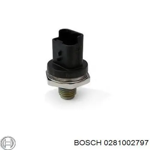Sensor de la presión del combustible Bosch 0281002797