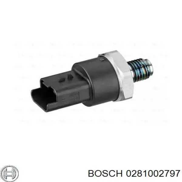 0281002797 Bosch Sensor de presión de combustible