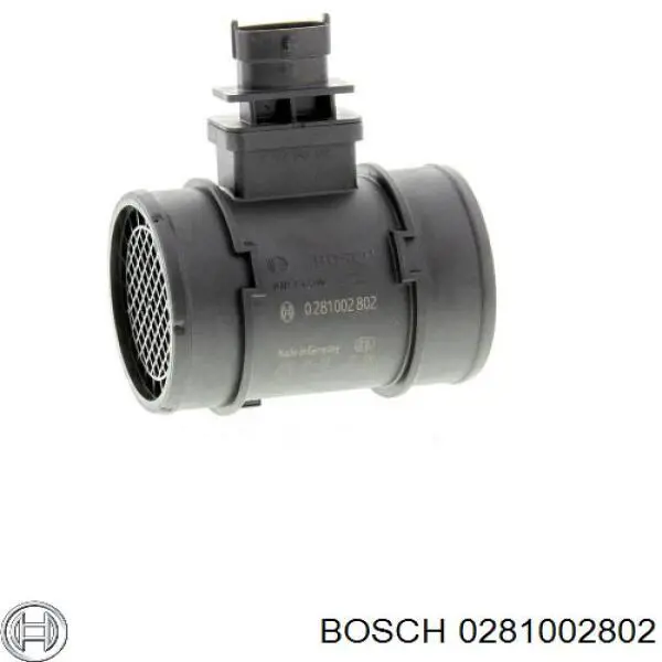 0 281 002 802 Bosch sensor de flujo de aire/medidor de flujo (flujo de aire masibo)