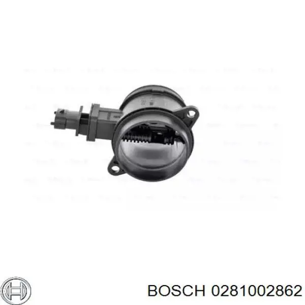 0 281 002 862 Bosch sensor de flujo de aire/medidor de flujo (flujo de aire masibo)