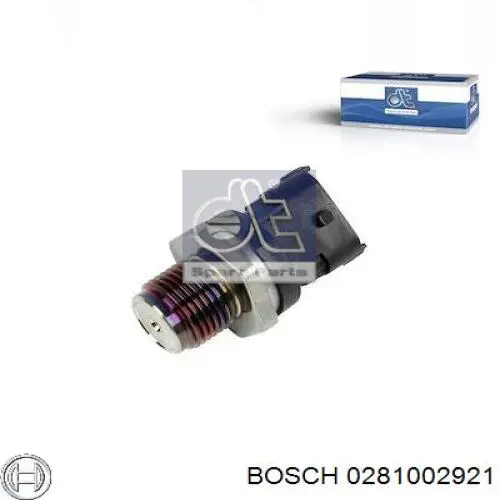 0281002921 Bosch sensor de presión de combustible