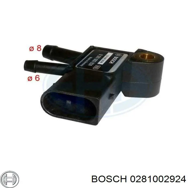 Sensor de presión de gases de escape Bosch 0281002924 precio, desde 31,54 EUR