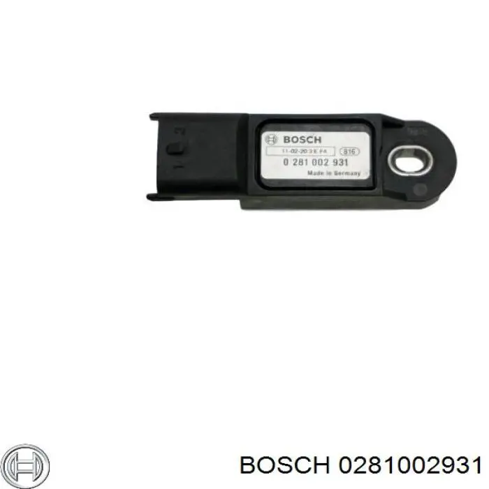 Sensor, presión colector de admisión  Bosch 0281002931 precio, desde 35,36 EUR