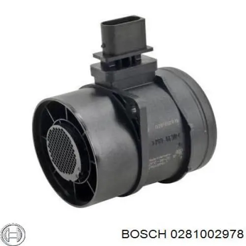 0 281 002 978 Bosch medidor de masa de aire