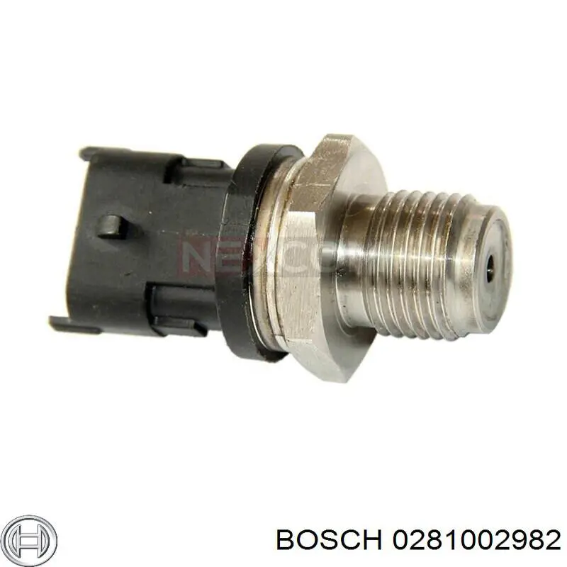 0 281 002 982 Bosch regulador de presión de combustible, rampa de inyectores