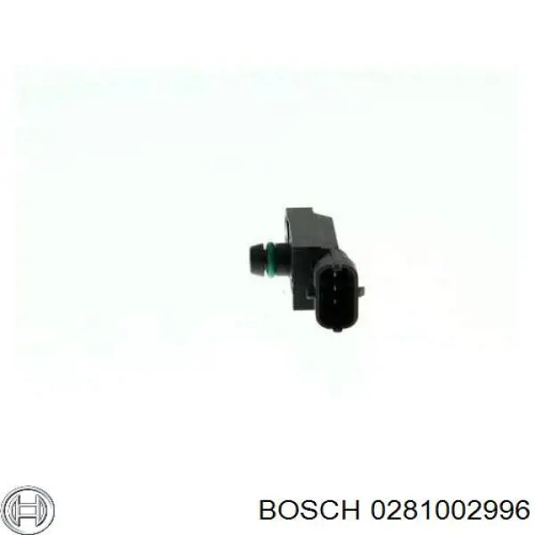 0281002996 Bosch sensor de presion de carga (inyeccion de aire turbina)