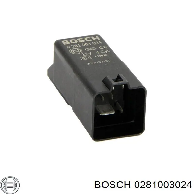 0 281 003 024 Bosch relé de precalentamiento