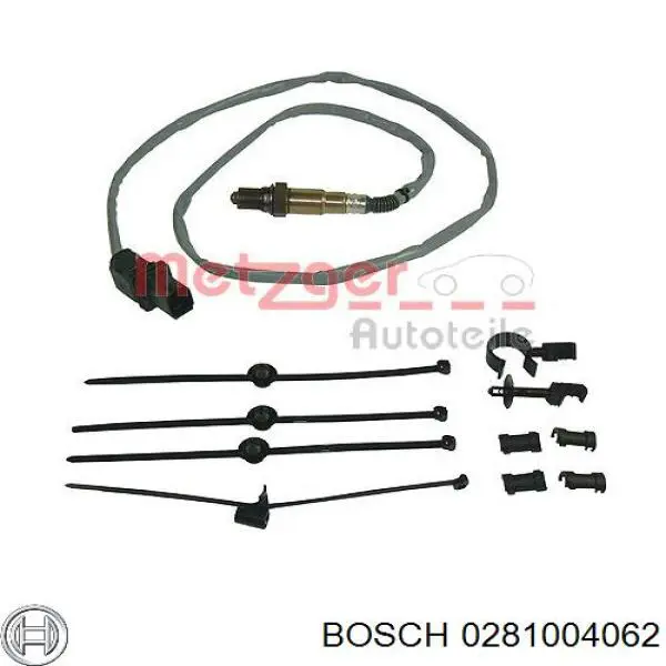 0281004062 Bosch sonda lambda sensor de oxigeno para catalizador