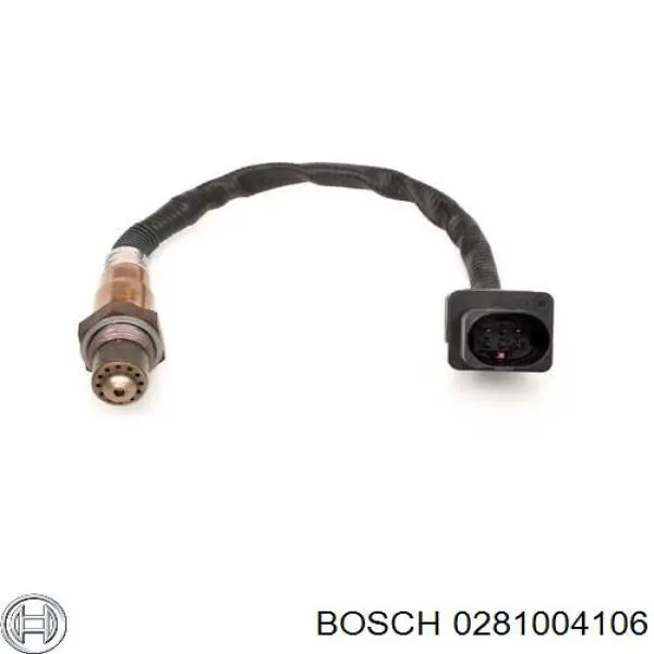 0281004106 Bosch sonda lambda sensor de oxigeno para catalizador