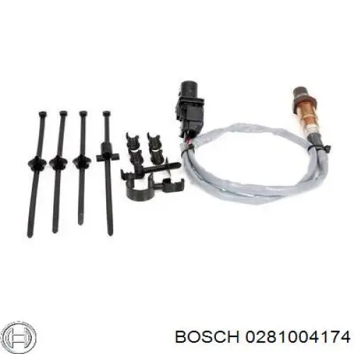 0281004174 Bosch sonda lambda sensor de oxigeno para catalizador