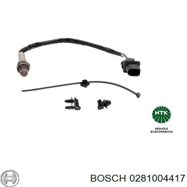 Sonda lambda, sensor de oxígeno antes del catalizador derecho Bosch 0281004417 precio, desde 112,83 EUR