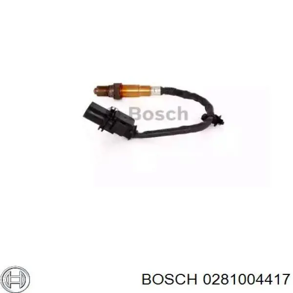 Sonda lambda, sensor de oxígeno antes del catalizador derecho 0281004417 Bosch