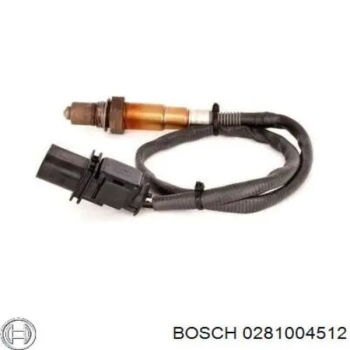 0281004512 Bosch sonda lambda sensor de oxigeno para catalizador