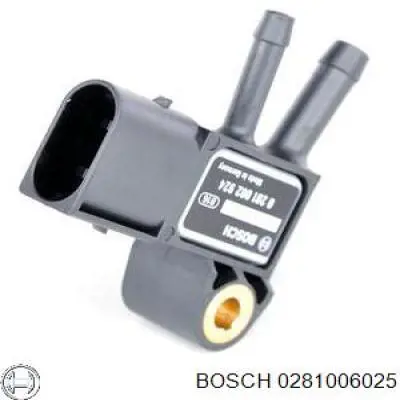 0281006025 Bosch sensor de presion de escape