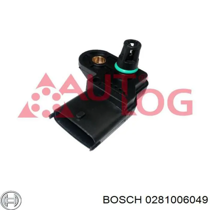 0 281 006 049 Bosch sensor de presion del colector de admision