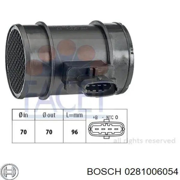 0281006054 Bosch caudalímetro