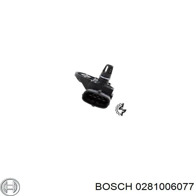 0281006077 Bosch sensor de presion del colector de admision