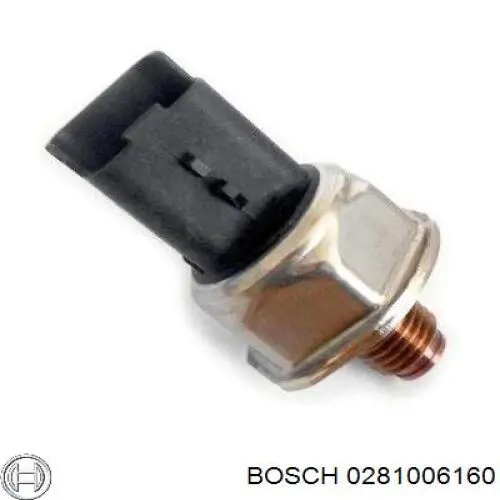 Sensor de presión de combustible BOSCH 0281006160