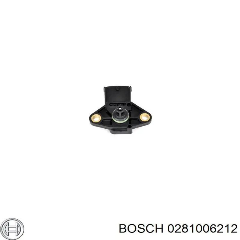 0281006212 Bosch Sensor De Presion Del Colector De Admision