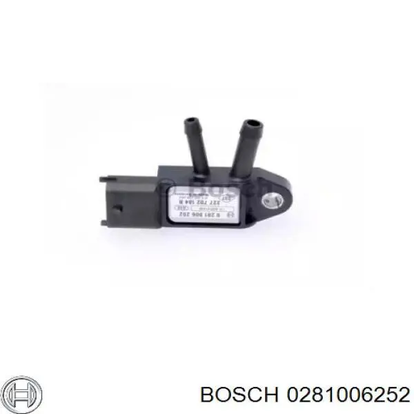 0281006252 Bosch sensor de presion gases de escape
