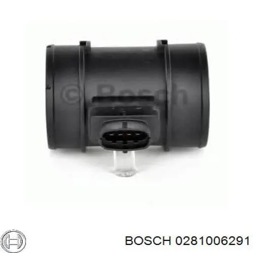 0281006291 Bosch sensor de flujo de aire/medidor de flujo (flujo de aire masibo)