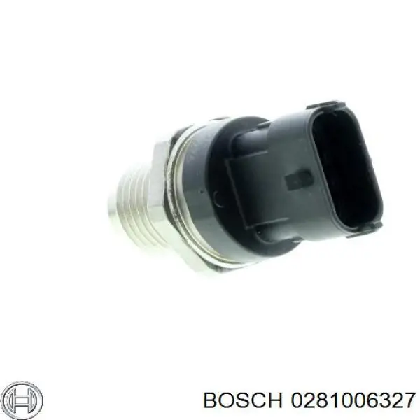 0281006327 Bosch sensor de presión de combustible