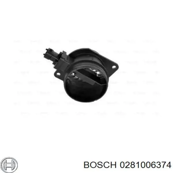 0 281 006 374 Bosch sensor de flujo de aire/medidor de flujo (flujo de aire masibo)