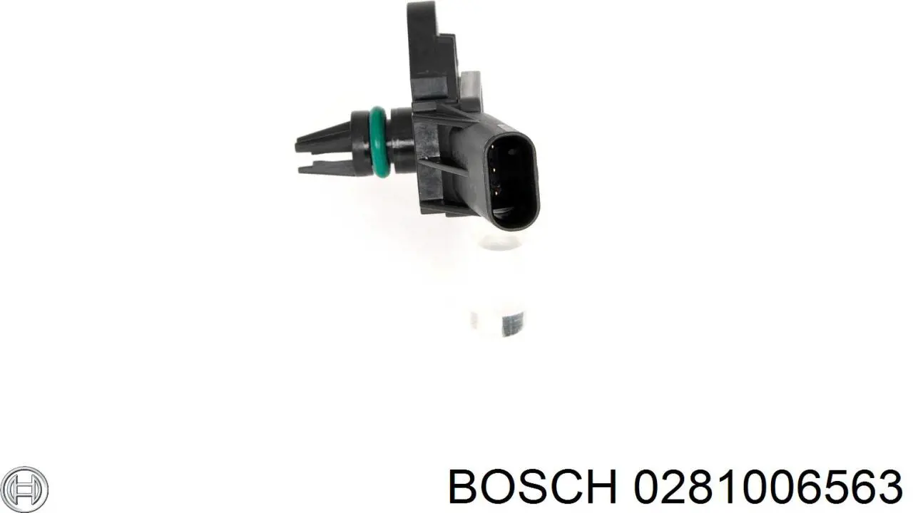 0281006563 Bosch sensor de presion de carga (inyeccion de aire turbina)