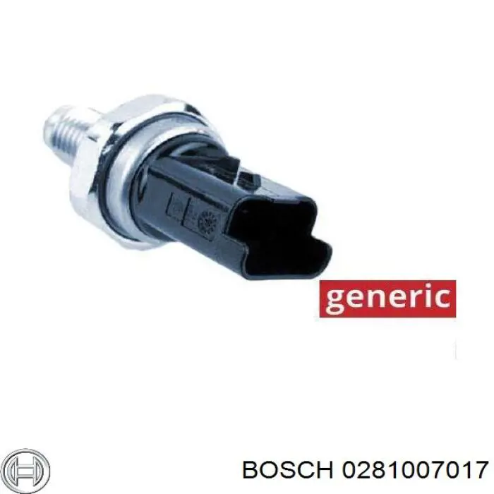 0281007017 Bosch sensor de presión de combustible