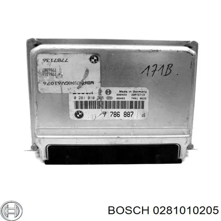 0281010205 Bosch centralina del motor / modulo de control del motor (ecu)